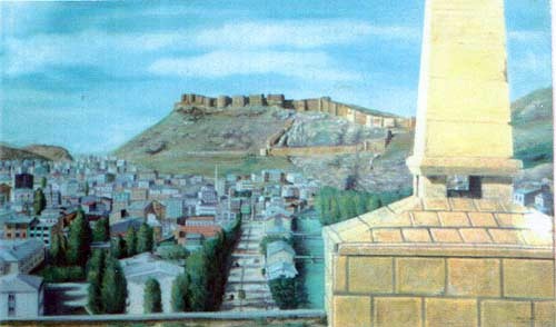 Şair Zihni Anıtı ve Bayburt 150X100 cm - 1997
