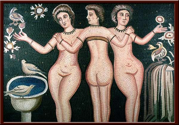 Çıplak Betimlenmiş Üç Güzeller (Three Graves in Nude) 100X135 cm   Kenneth D. McKay Kolleksiyonu, 